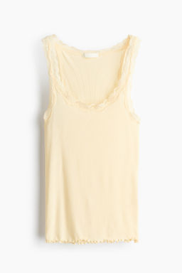 Top en mezcla de viscosa con detalle de encaje - H&m фото 3