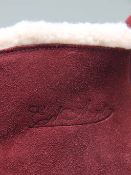 Ботинки 308.агатаw. бордo замша з/Шерсть