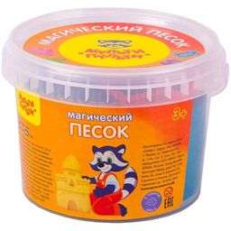 Песок для лепки Мульти-Пульти "Магический песок" 500гр. (ПС_15804 / 543) синий + 2 формочки