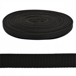 Стропа лента ременная LCH 20мм цв.02 черный уп.50м