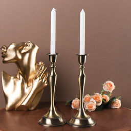 Подсвечник 2 штуки набор бронза 25 см / 6301S /уп 30/ - Галеонтрейд фото 3