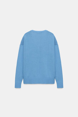 JERSEY PUNTO ESCOTE PICO / Azul - Zara фото 6