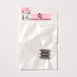 Замок-концевик магнитный 16?6 мм, d петель=1.5 мм (набор 3 шт.), цвет стальной