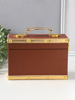 Шкатулка для украшений «Молочный шоколад», с ручкой, 20×9×14 см