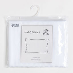 Наволочка Этель Hotel 50*70 см, страйп-сатин1*1,100% хлопок,125гр/м2  фото 3