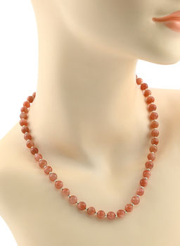 Бусы из лабрадора шарик 7мм, 45см - Радуга камня фото 4