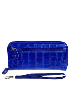 Женское портмоне из искусственной кожи, цвет синий - Greta фото 2