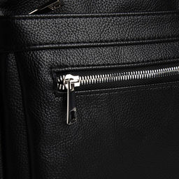 Сумка кросс-боди мужская TEXTURA, на молнии, 2 наружных кармана, 22×6×25.5 см, чёрная