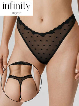 Infinity / Трусы стринг жен Sasha черный