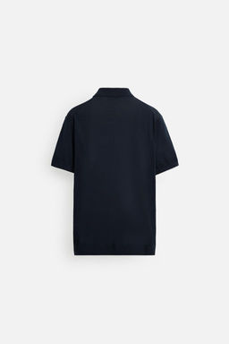 KNIT COTTON - SILK POLO SHIRT - Zara фото 32