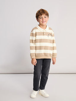 Polo Yaka Erkek ?ocuk Sweatshirt