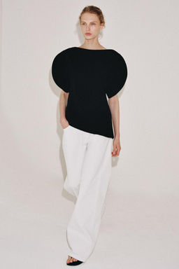 TOP MANGA ABULLONADA ZW COLLECTION / Negro - Zara фото 11