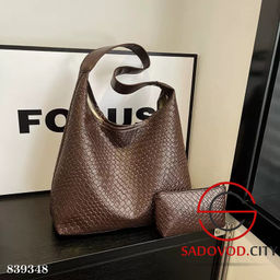 Женская сумка-тоут в ретро-плетеном дизайне