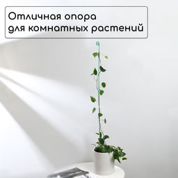 Цена за 10 шт. Колышек для подвязки растений, h=100 см, d=3 мм см, проволочный, зелёный, Greengo фото 2