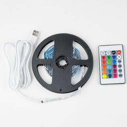 ULS-U12 3M/RGB/1.5M/USB/RC IP20 RUA02C24 Гибкая светодиодная лента на самоклеящейся основе, 3м. RGB. Пульт ДУ (в/к). TM Uniel