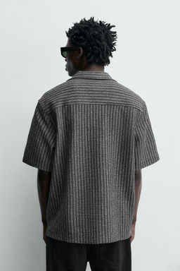 CAMISA ESTRUCTURA TEXTURA / Marino - Zara фото 3