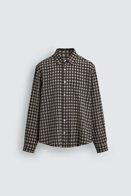 CHECK SHIRT WITH POCKET - Zara фото 5