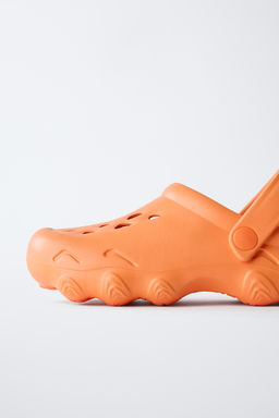 ZUECO DEPORTIVO ENGOMADO / Naranja - Zara фото 8