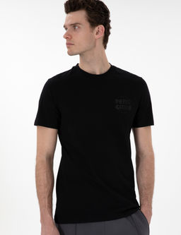 Siyah Regular Fit Ti__rt