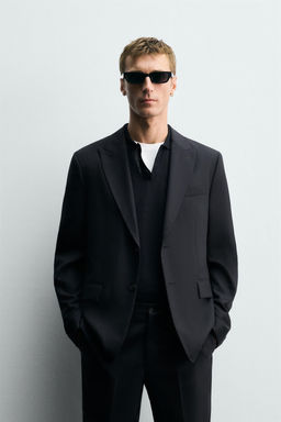 HERRINGBONE SUIT BLAZER - Zara фото 2