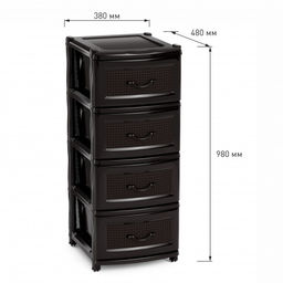 Комод "Эконом" 4-х секционный М2443