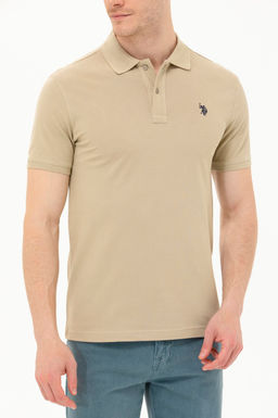 Мужская футболка цвета хаки Basic - U.s. polo assn фото 5