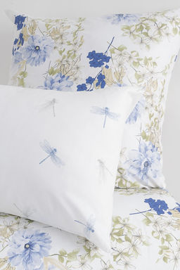 КПБ Сатин NUANCE Garden blue