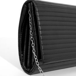 Сумка-клатч на клапане, цвет чёрный - Simaland фото 5