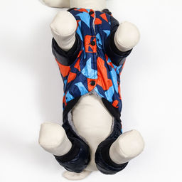 Комбинезон для собак на меховом подкладе с капюшоном, размер XXL (ДС 40, ОШ 42, ОГ 54 см) - Simaland фото 7