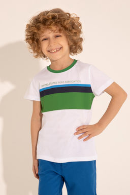 Белая футболка для мальчика - U.s. polo assn фото 10