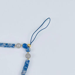 Держатель для телефона из Содалита и Агата - Радуга самоцветов фото 3