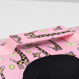 Сумка-переноска каркасная Жирафы, размер M, 40 х 21 х 27 см - Пижон фото 8