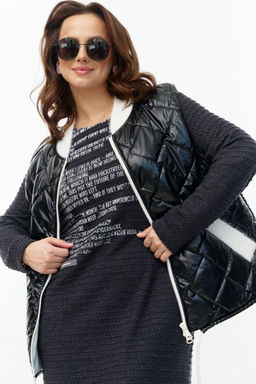 Жилет AVE RARA 1072 черный-глянец  фото 6