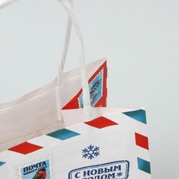 Пакет крафтовый Почта счастья, 12 21 9 см - Доступные радости фото 4