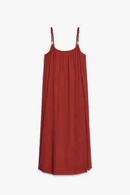 OVERSIZED STRAPPY DRESS - Zara фото 20