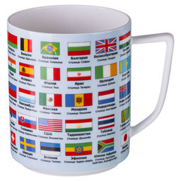 КРУЖКА LEFARD ФЛАГИ СТРАН МИРА 630 МЛ