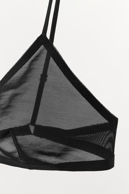 BRALETTE TRIANGULAR CON POLIAMIDA / Negro - Zara фото 6