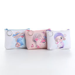 Цена за 3 шт. Кошелёк детский, монетница, маленький, «Выбражулька», МИКС