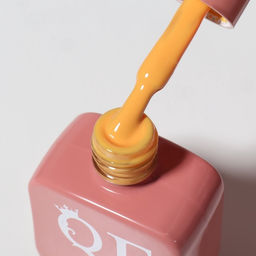 Гель лак для ногтей, однотонный, трехфазный, 10 мл, LED/UV, оранжевый (207)