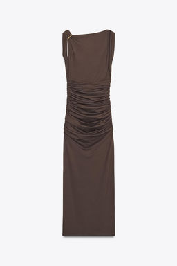 SHELL POLYAMIDE DRESS - Zara фото 16
