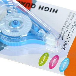 Цена за 3 шт. Корректор-лента 10 м × 5 мм, блистер, европодвес, корпус МИКС