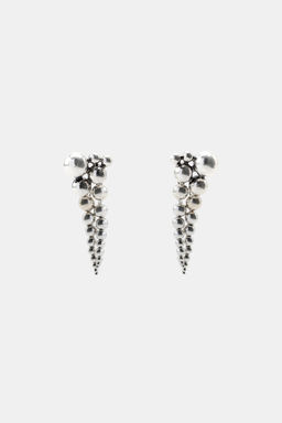 METAL BALL DANGLE EARRINGS - Zara фото 2