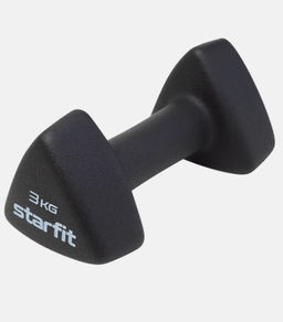 Гантель неопреновая STARFIT DB-205 3 кг, черный