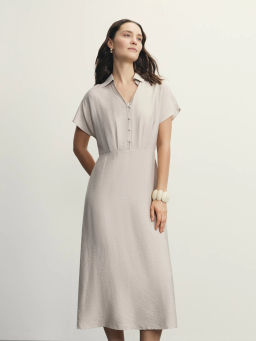 Платье-рубашка из вискозы / Zarina  фото 2