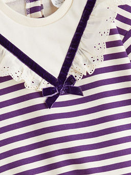 Bisiklet Yaka K?z ?ocuk Sweatshirt ve Tayt