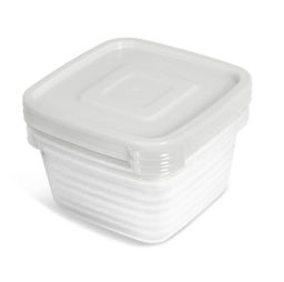 Набор контейнеров для прод. "Унико" квадр. 0,45 л 3шт. (СВЧ) арт.С215