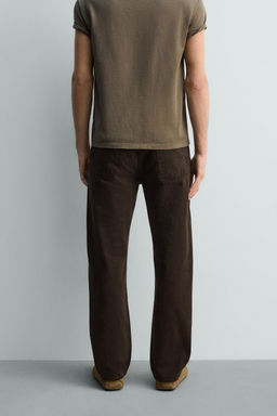 JEANS STRAIGHT FIT LIMITED EDITION / Marr?n - Zara фото 3