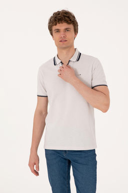 Erkek Slim Fit Ka__k Yaka A__k Gri Ti__rt Sepette S_rpriz _ndirim