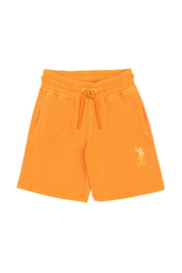 Оранжевые вязаные шорты для мальчика Неожиданная скидка в корзине