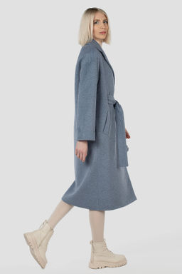 Пальто женское демисезонное (пояс) - El podio фото 5